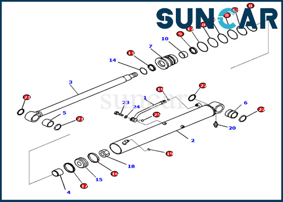 kaufen 721-98-00670 Service-Ausrüstungen der Boom-hydraulische Rollsiegel-Ausrüstungs-7219800670 PC78US-10 KOMATSU online manufacture