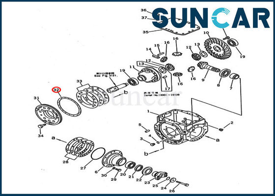 kaufen 417-33-11430 Lader-KOMATSU-Ersatz-Dichtung des Getriebe-Reparatur-Siegelring-WA100-1 WA120-3 online manufacture