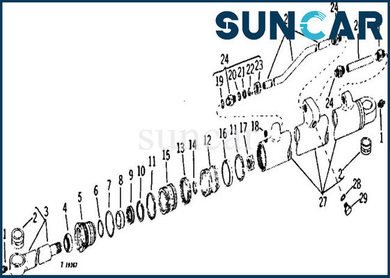 kaufen Rollsiegel-Ausrüstungs-hydraulische Dichtungen des Boom-AR105442 passt 690 Bagger John Deere online manufacture