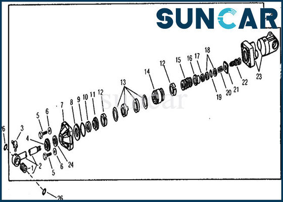 kaufen Hydraulische Boom-Rollsiegel-Ausrüstungen 890A John Deere Repair Oil Seal des Ersatz-RE21210 online manufacture