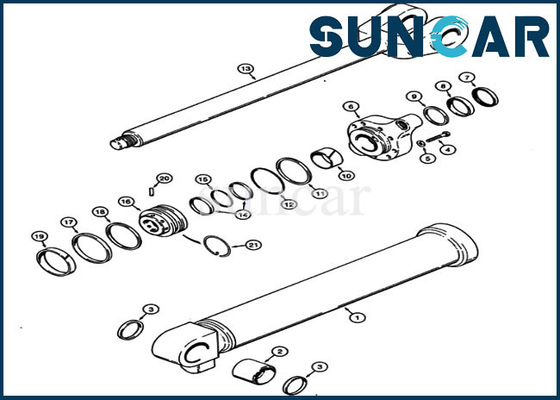 kaufen G110524 heben Rollsiegel Kit For North America Case 621 der 721 Rad-Lader-Baugeräte an online manufacture