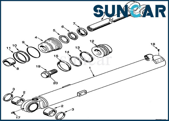 kaufen 87440117 Lader-Kasten Eimer-Neigungs-Rollsiegel-Kit Replacement Kit For Heavy-Ausrüstungs-721E 621F online manufacture