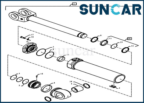 kaufen Aufzug-Rollsiegel-Reparatur-Kit For Models 921G 1021G 1121F 1121G der Lader-Service-Ausrüstungs-47773169 Fall online manufacture
