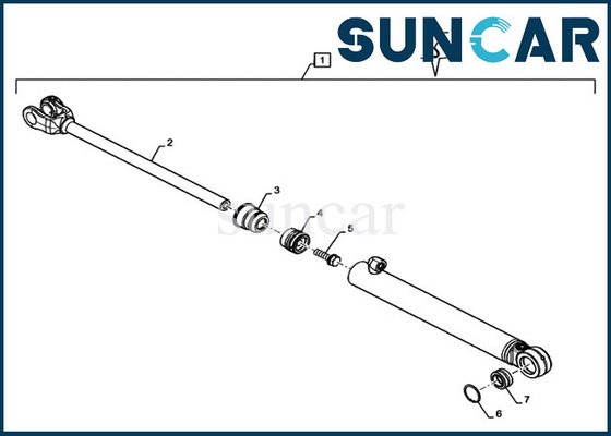 kaufen Lenkzylinder-Ersatz-Öldichtung Kit Loader Service Kit Case Partss 8604864 des Modell-521F online manufacture