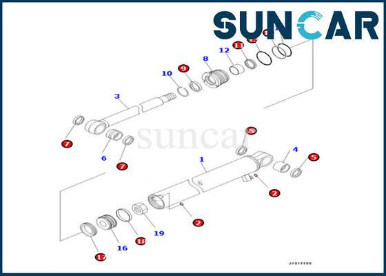 kaufen 707-98-14990 KOMATSU-Arm-Zylinder-Reparatur-Robbe Kit Fits PC22MR-3 PCPC26MR-3 PC20MR-3 online manufacture